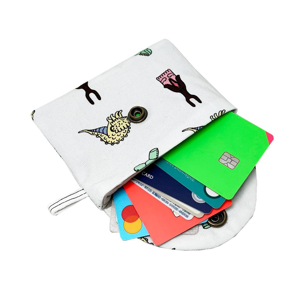 포레스트 캐릭터 패턴 카드지갑 - Whimsy Mind 윔지마인드 - CAVA LIFE