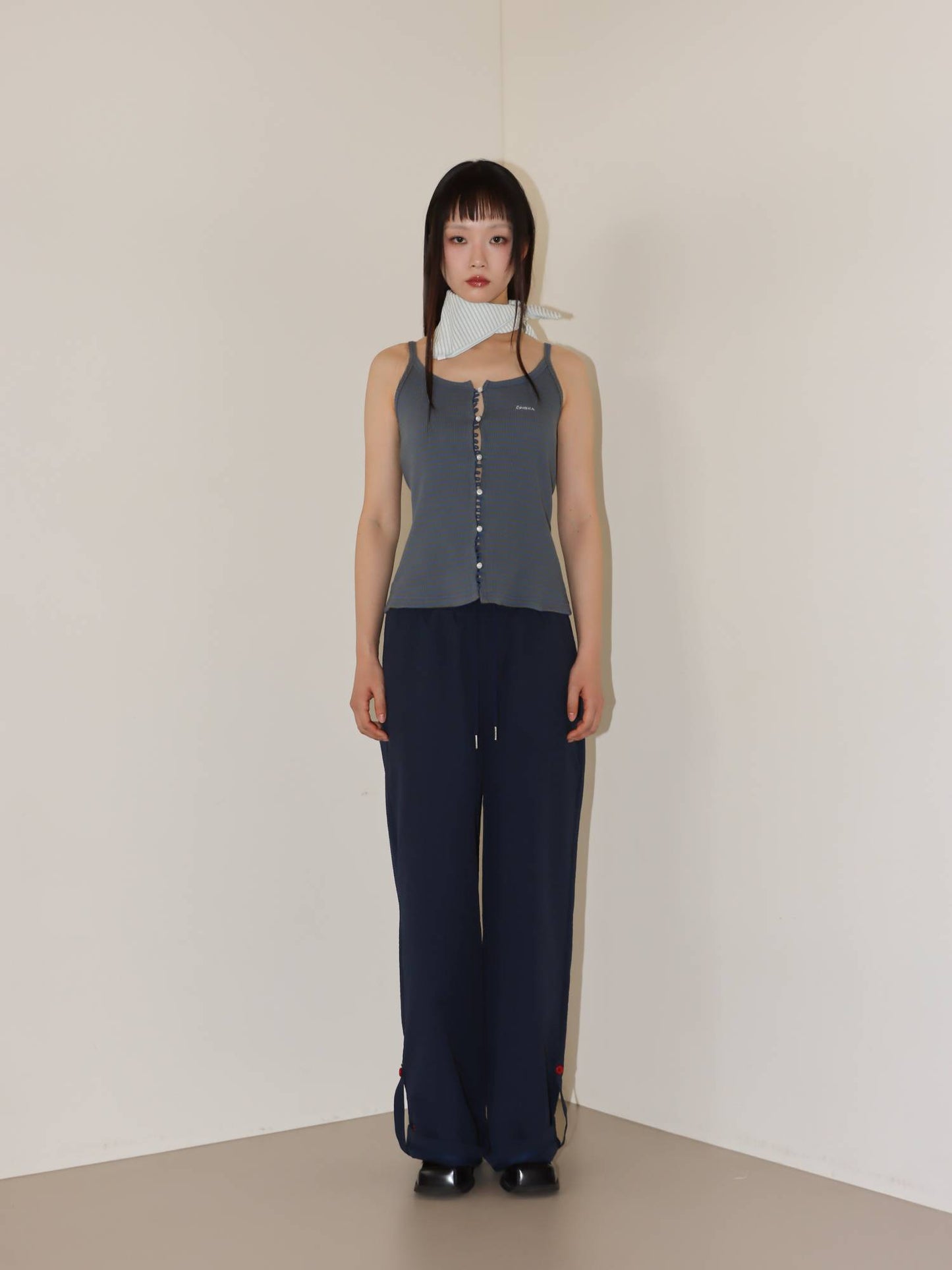 STRIPE JERSEY SET UP (BLUE)