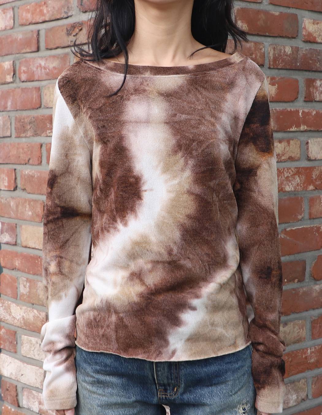 Tie dye Knit (BROWN) WOMENS