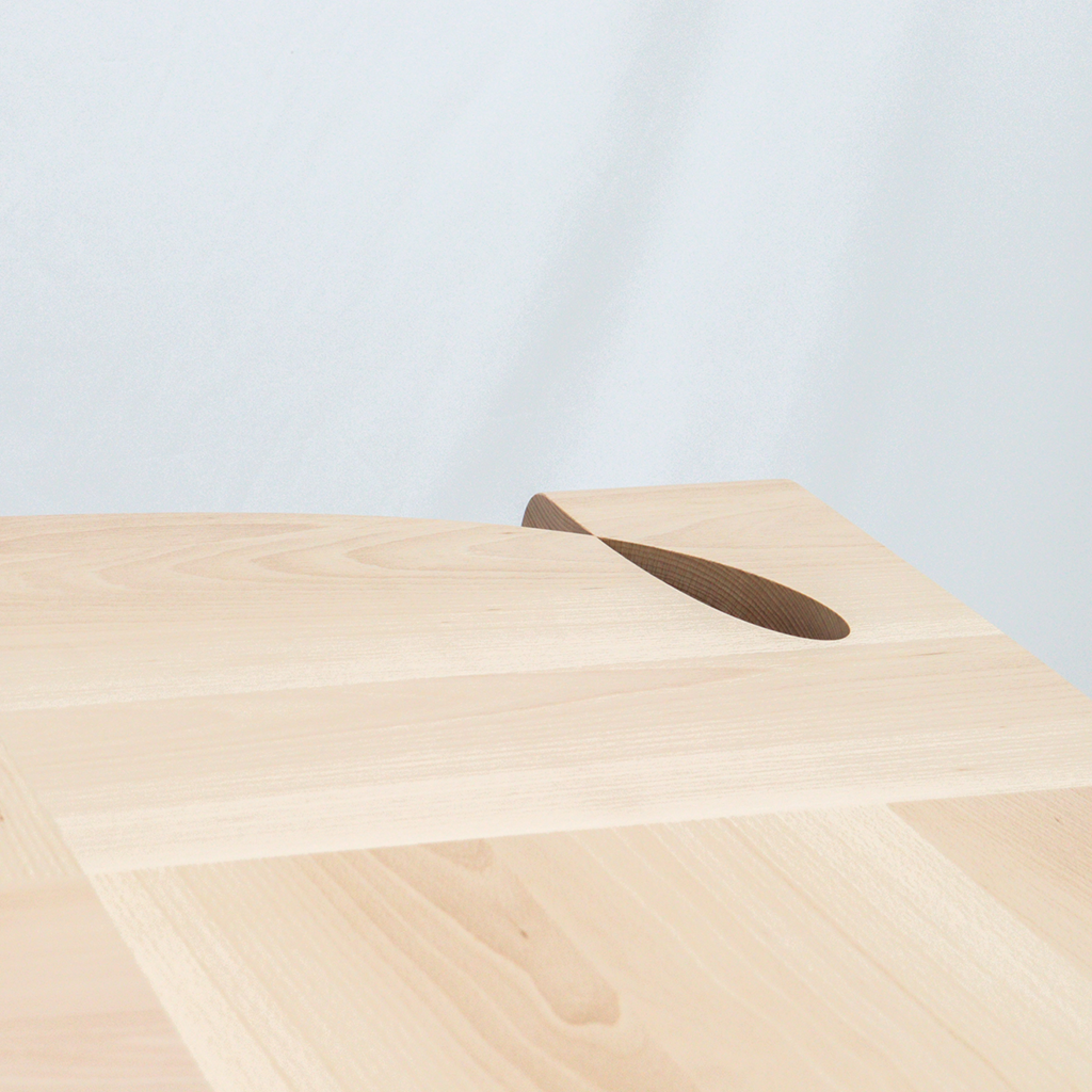 Curly Dining Table | Beech