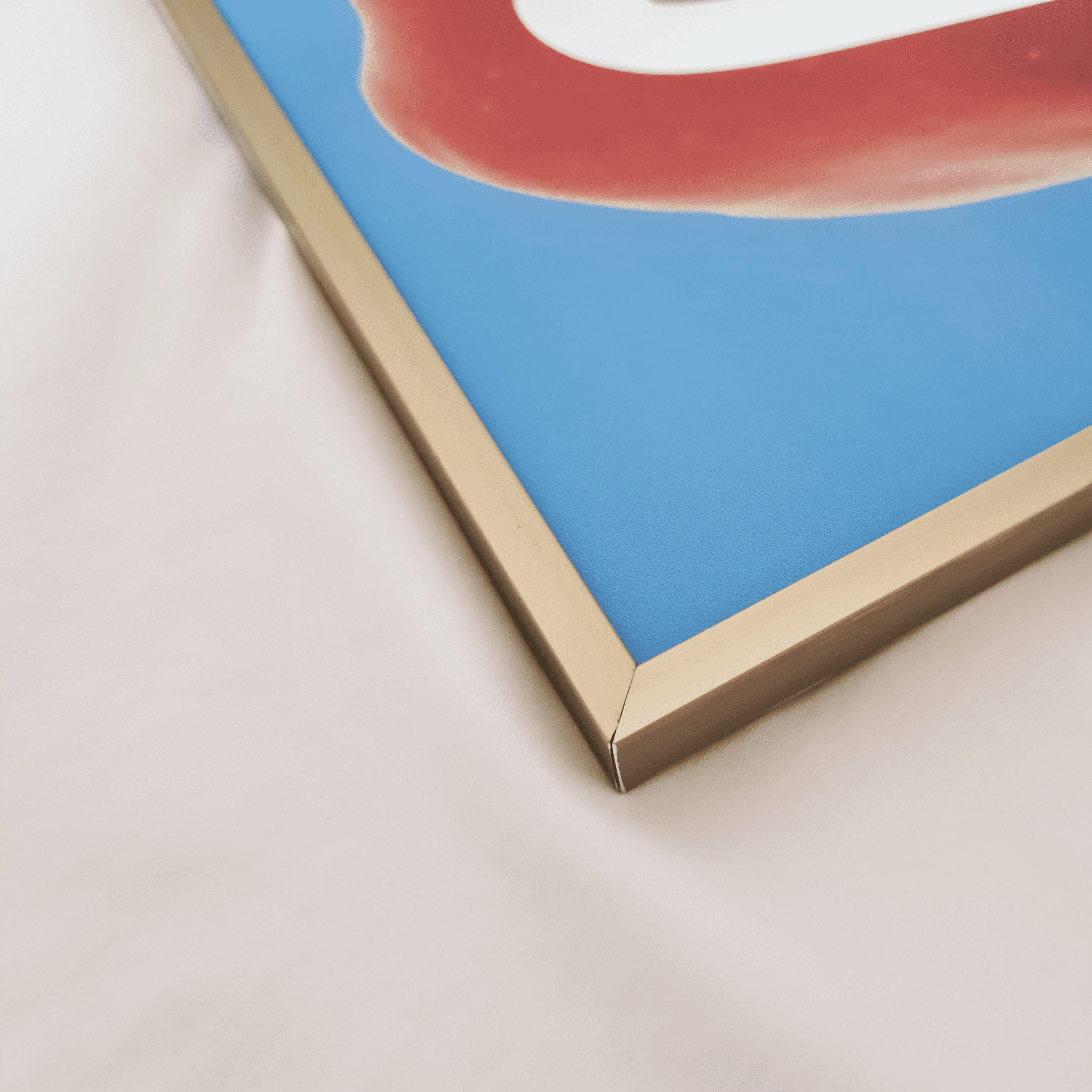 애플 드로잉 포스터 거울 40cm