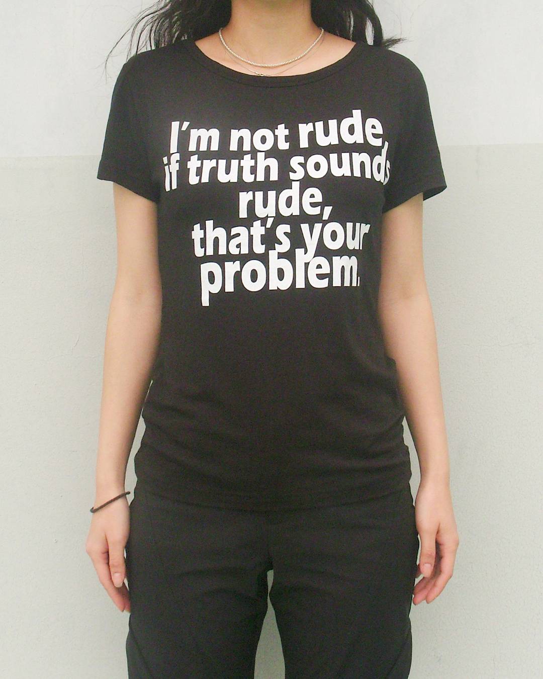 RUDE Half Sleeve T-shirt (BLACK)