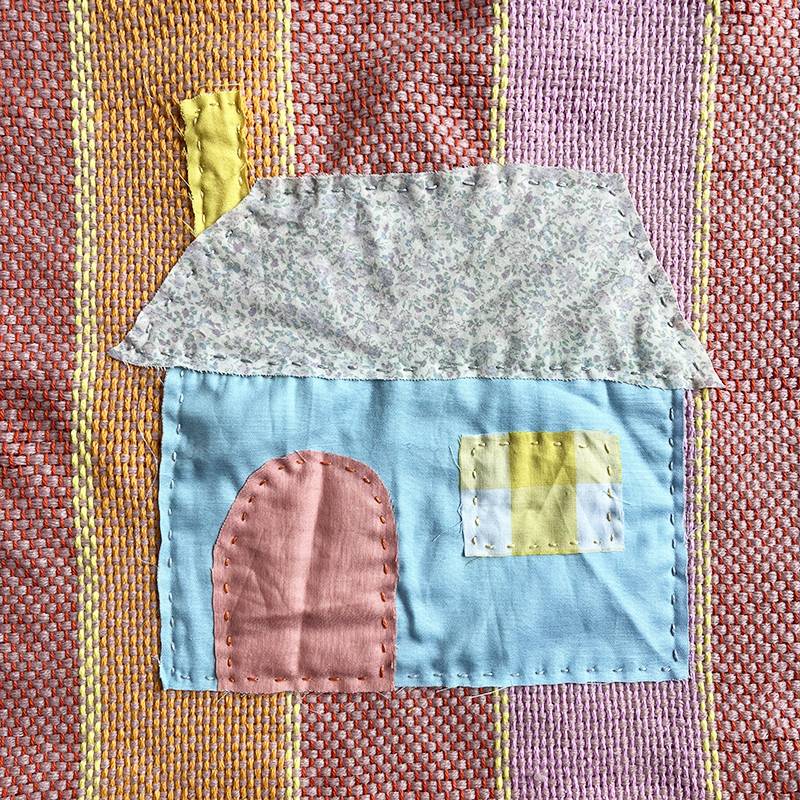 Little House 위빙 쿠션