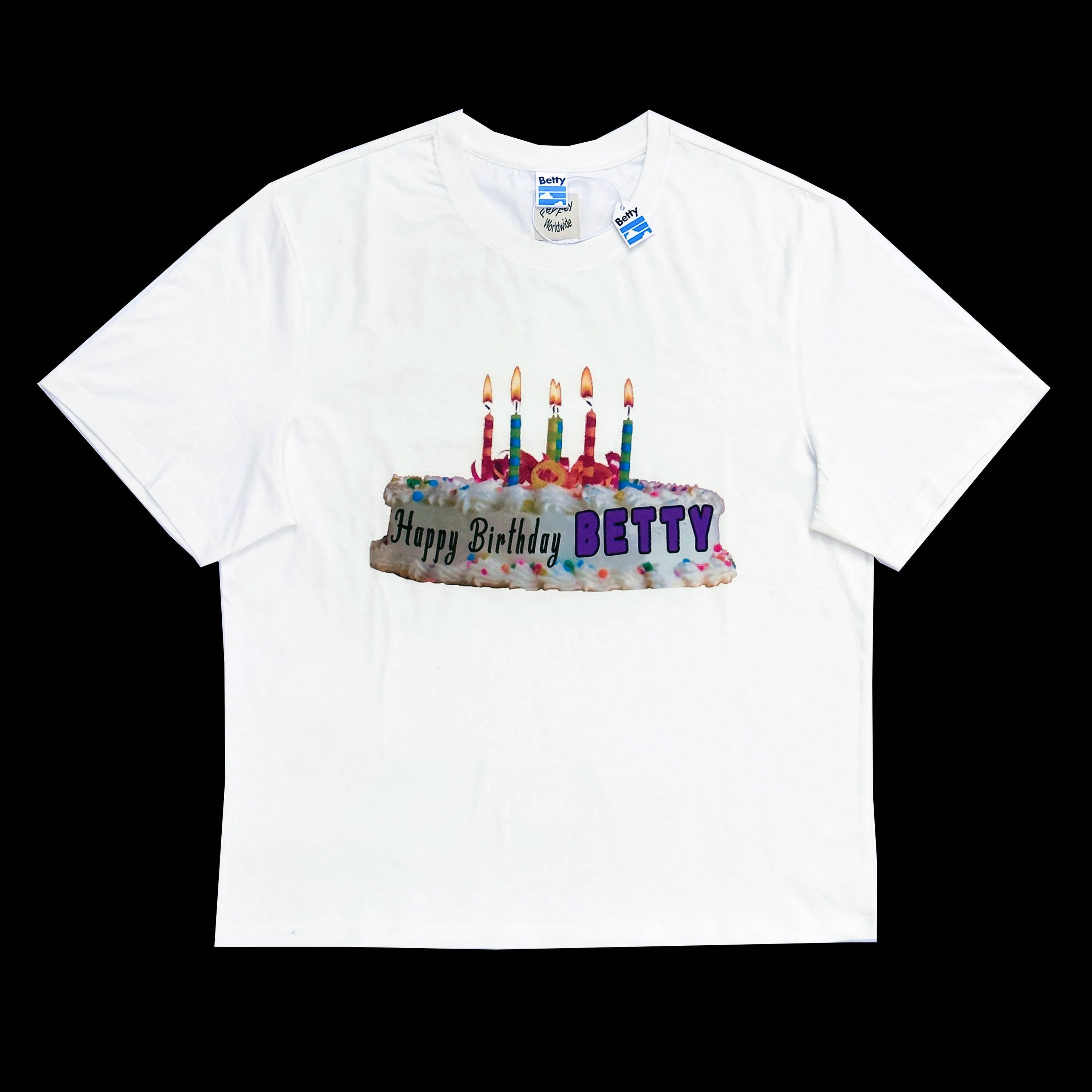 BETTY T-Shirt Happy Birthday🎂 - KIZIP 키집 - CAVA LIFE