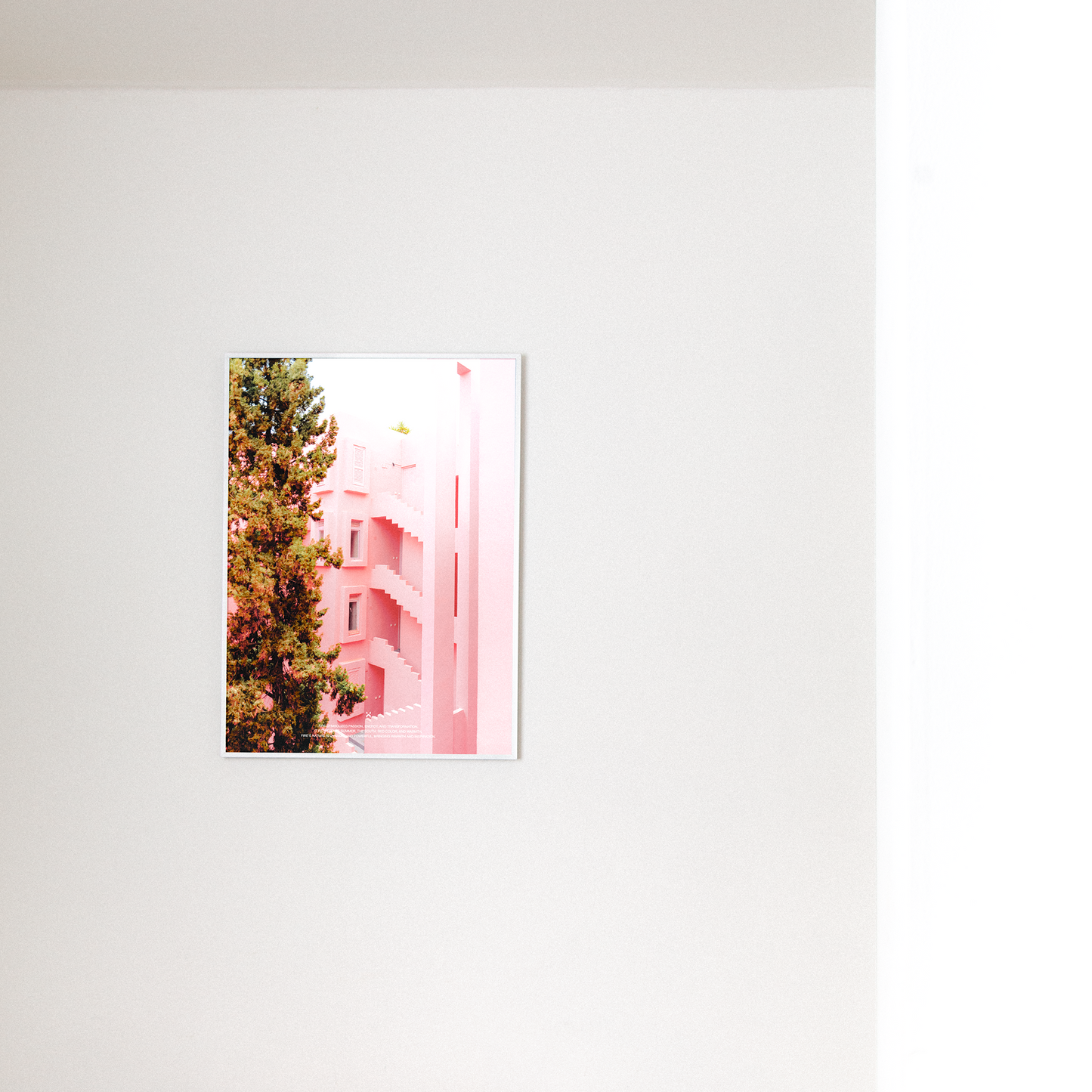 화 사주 개운 풍경 포스터 / Fuel your spark