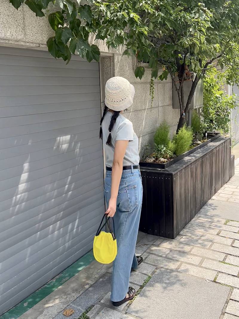 OSLO BUCKET HAT 오슬로 니트 버킷햇 - Light Grey