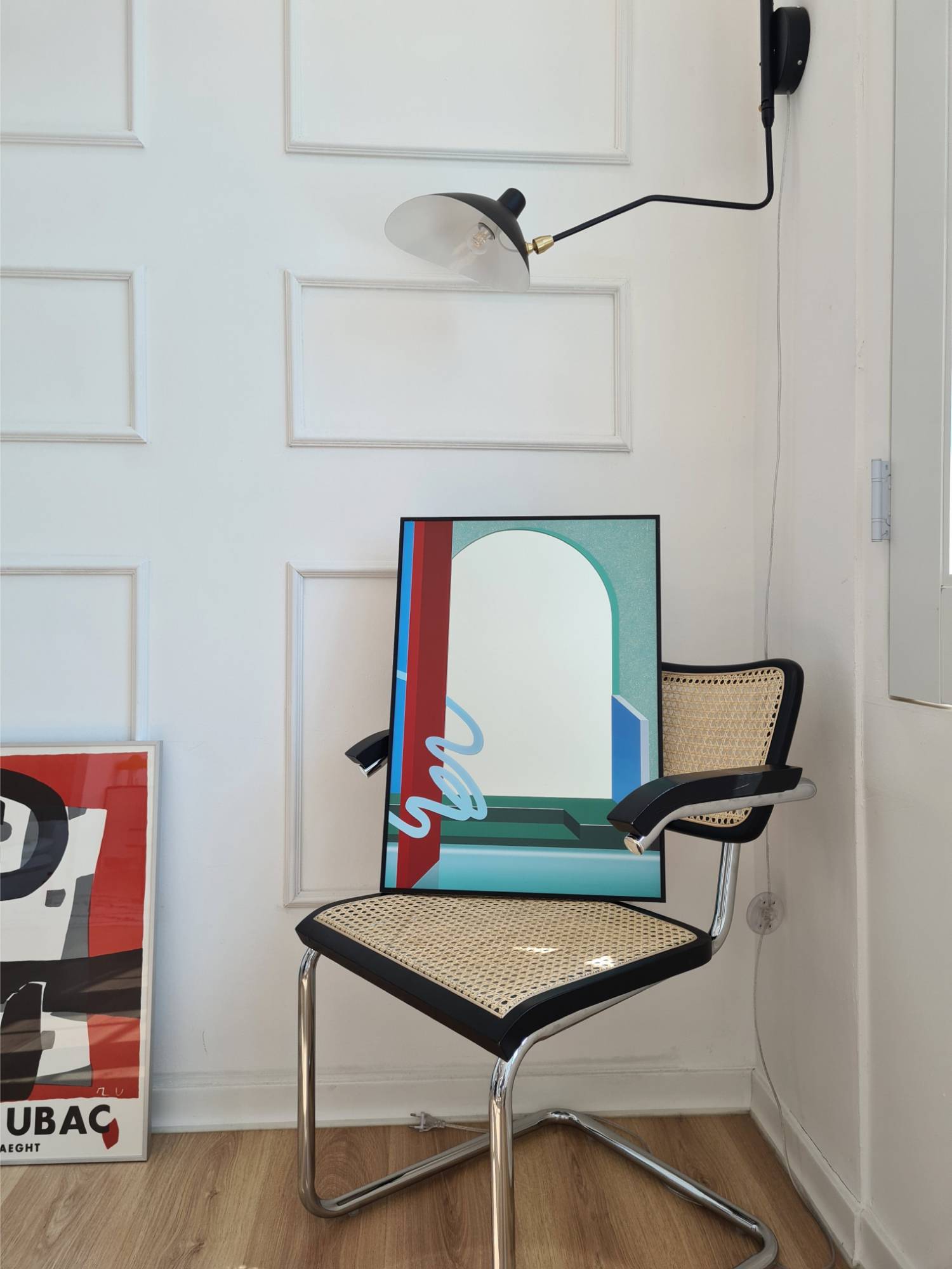 곡선의 문 포스터 거울_B3