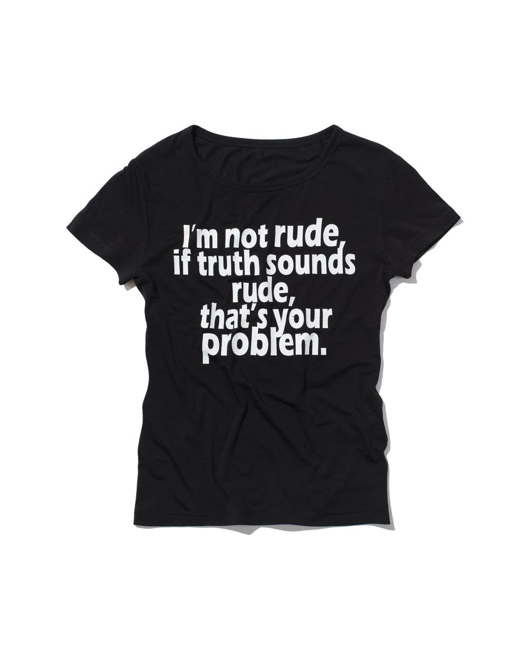 RUDE Half Sleeve T-shirt (BLACK)