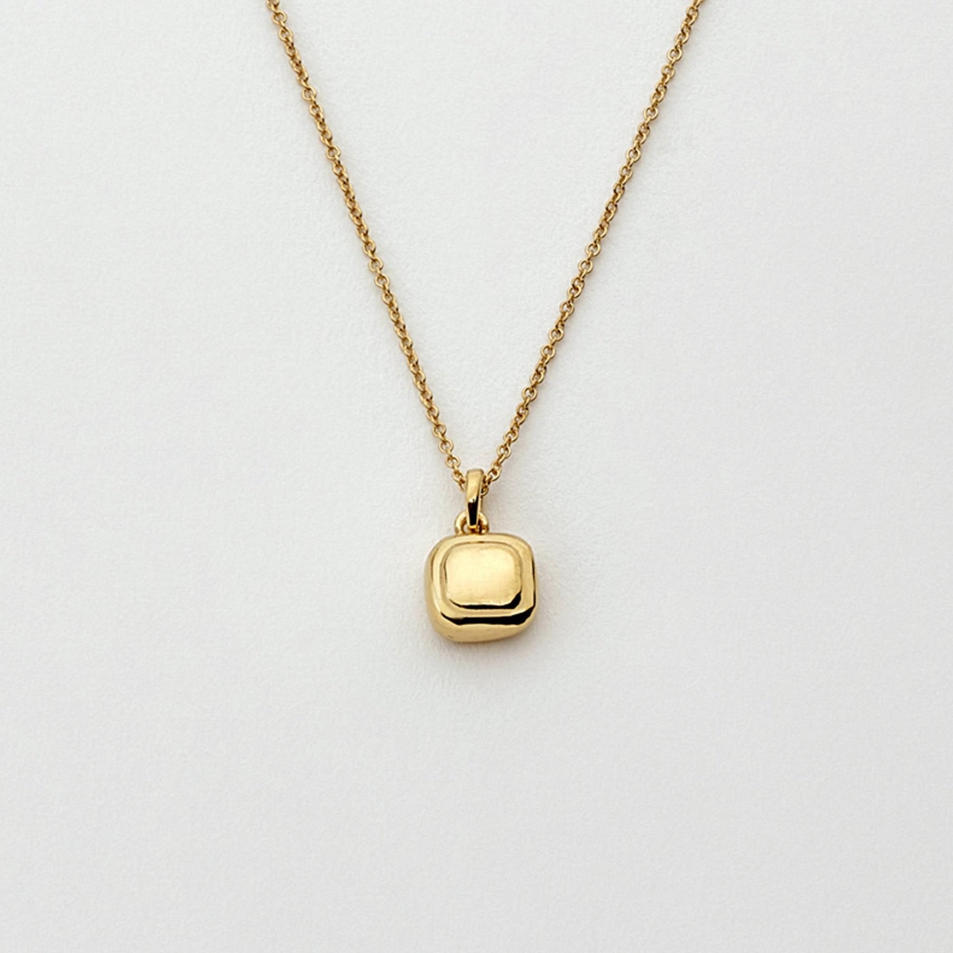 Double Square Pendant [Gold] - BENOIT 베누아 - CAVA LIFE