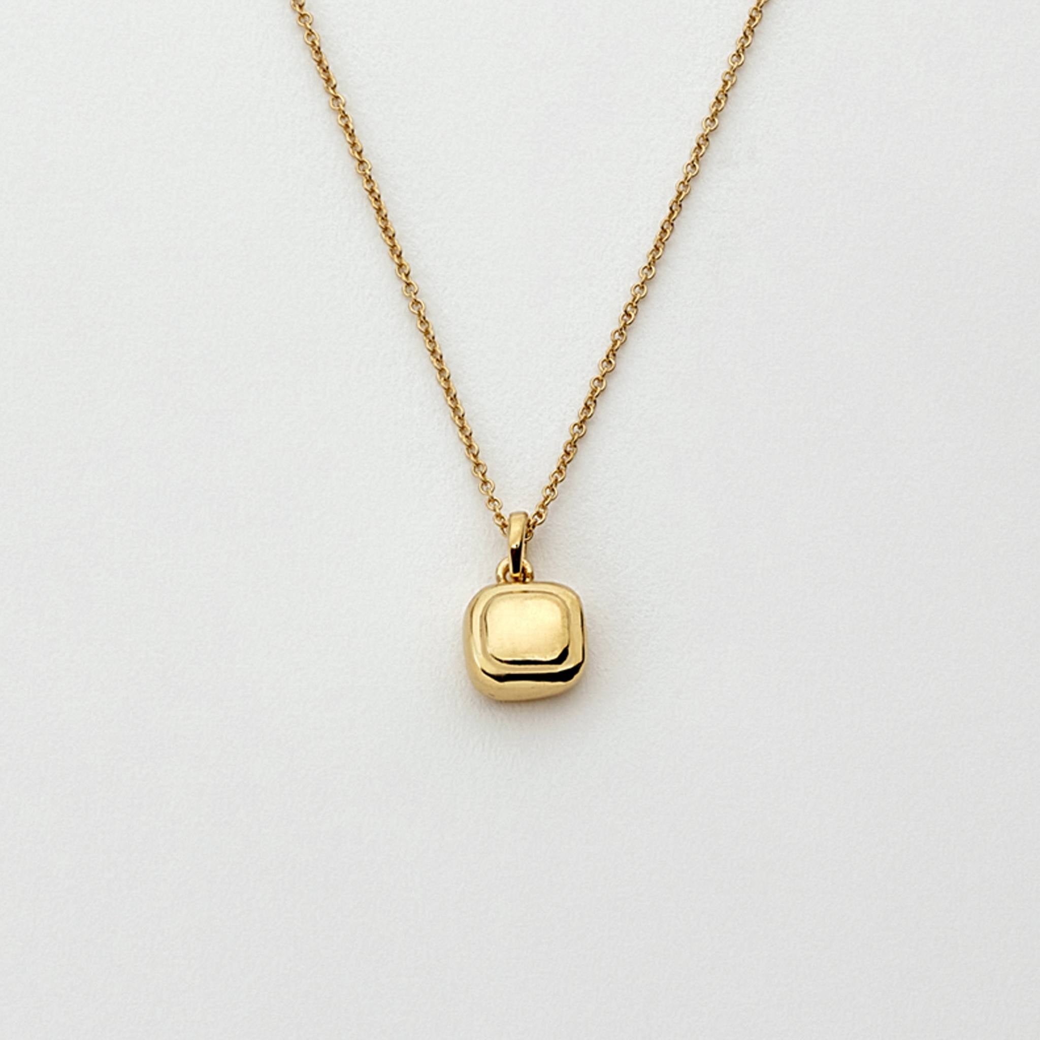 Double Square Pendant [Gold] - BENOIT 베누아 - CAVA LIFE