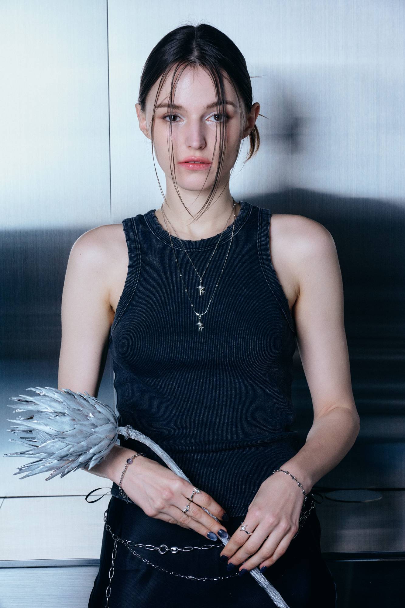 XND SYMBOL NECKLACE 02 l SILVER - XANADU - CAVA LIFE