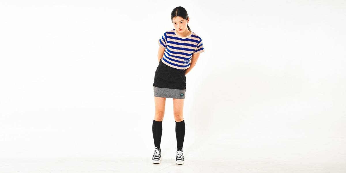 FENCE SWING DENIM MINI SKIRT (BLACK) - FREAKISH TOWN 프리키쉬 타운 - CAVA LIFE