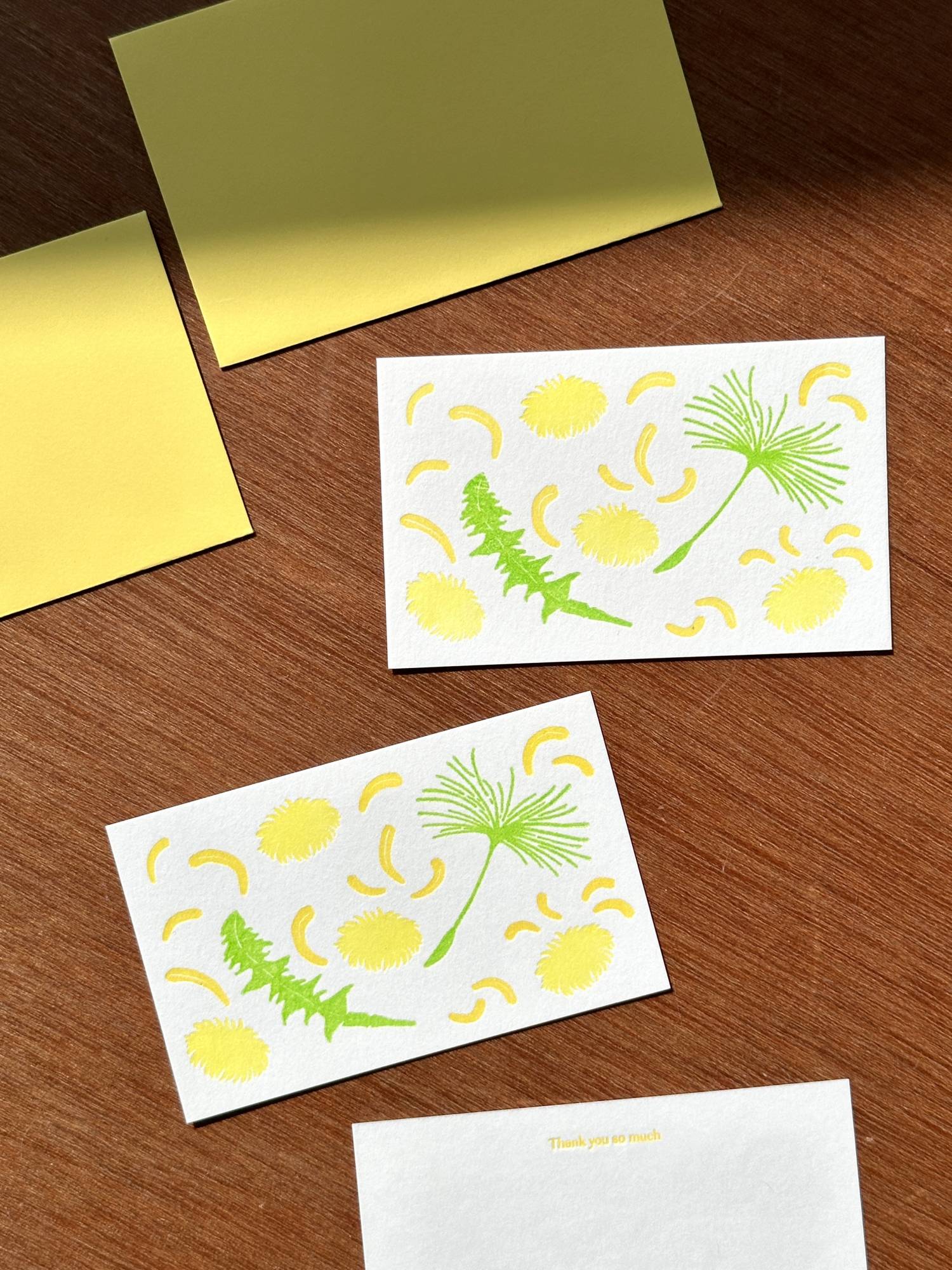 [SMALL PLATES] Dandelion Message Card