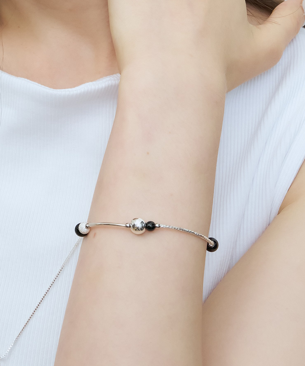 SILVER ECHO BRACELETㅣSILVER
