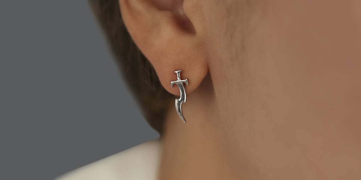 세트 칼 귀걸이 - Sekhmet 세크메트 - CAVA LIFE