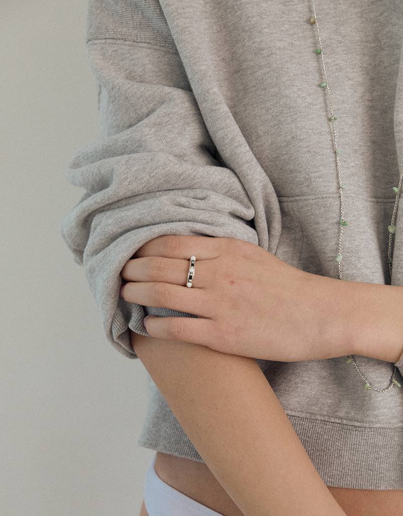 punky balloon crochet ring