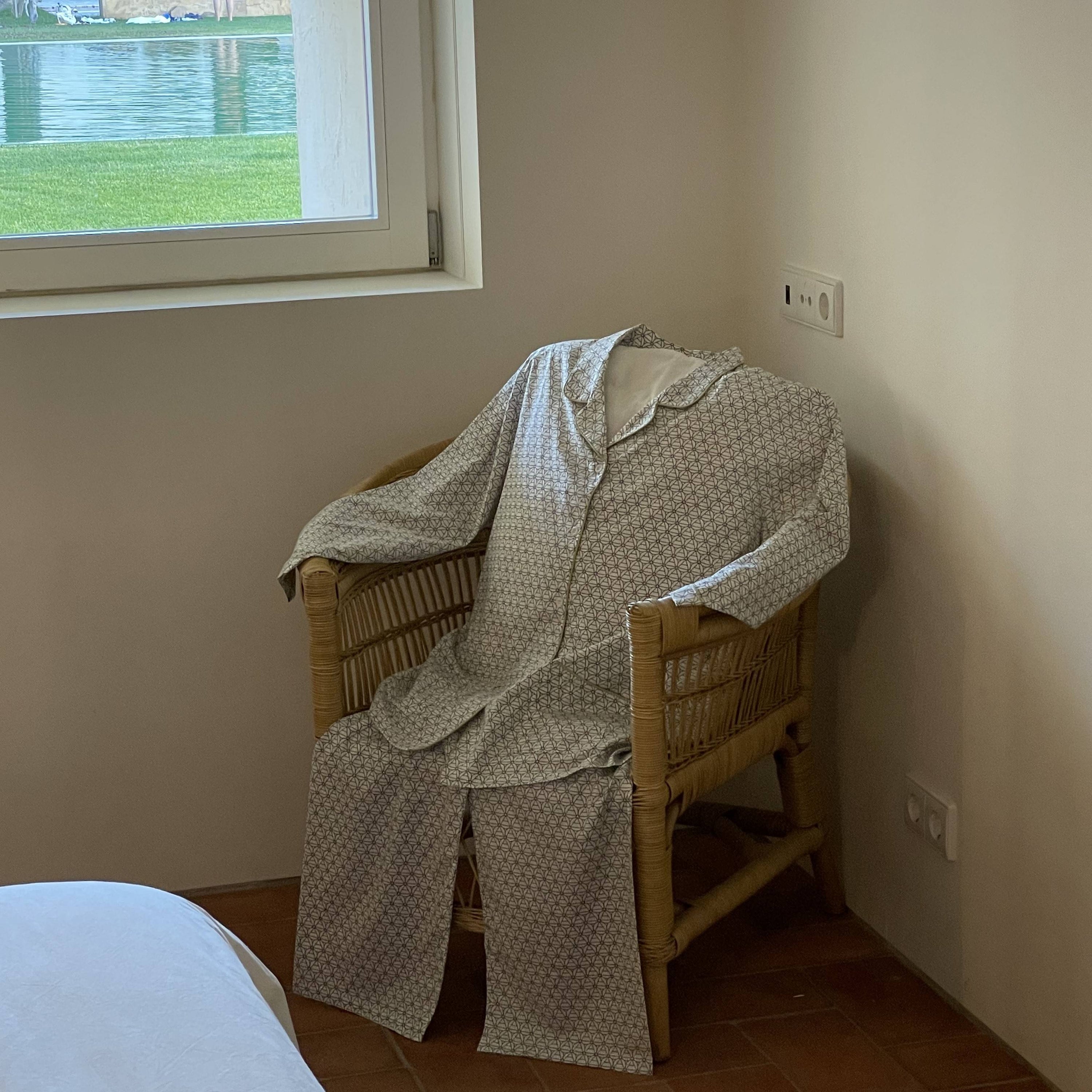 [손더스튜디오] 순면100% 사계절 로고파자마