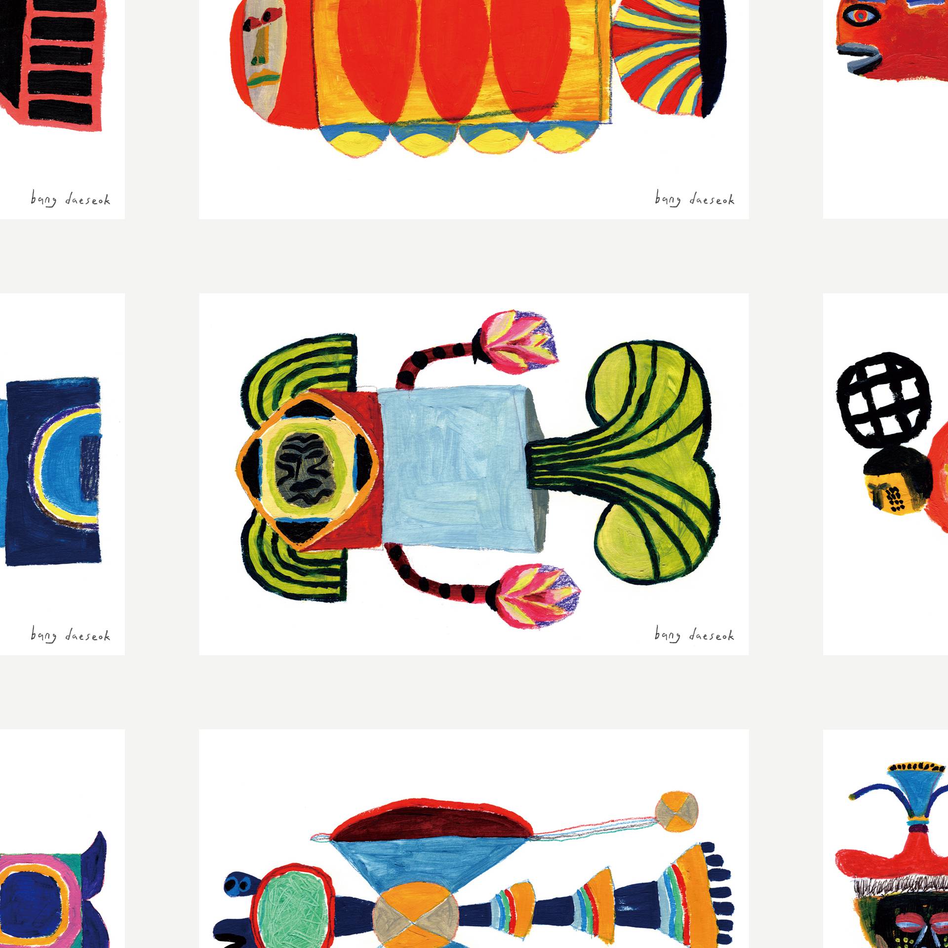 [엽서] Fish Drawings