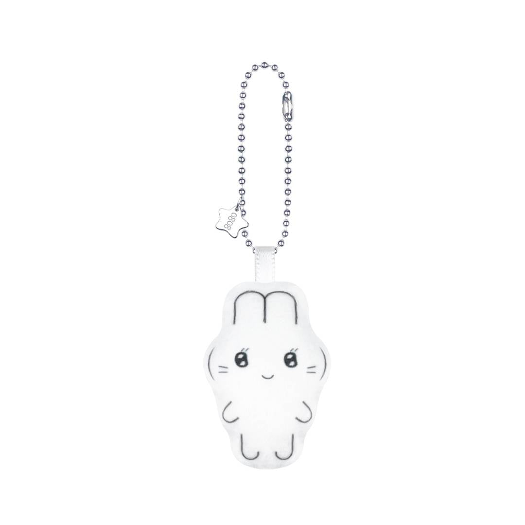 BUNNY EMOJI KEYRING _ PURE