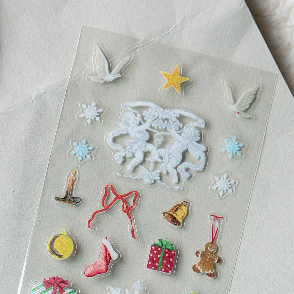 ALL ROADS LEAD HOME - ORNAMENTS (크리스마스 엽서 씰스티커)