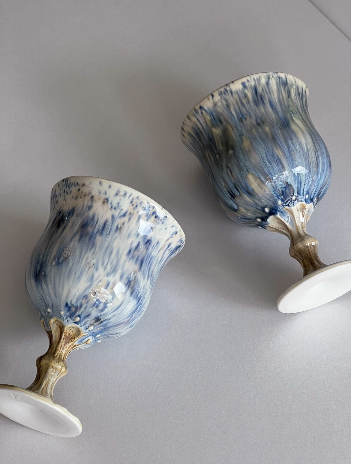 크리스탈블루 글라스 - Relié studio 릴리스튜디오 - CAVA LIFE