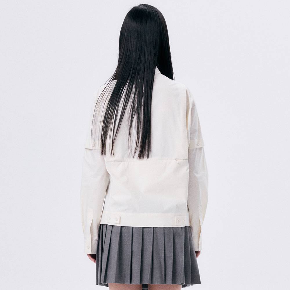 SHIRT JACKET / ECRU - HALOMINIUM  할로미늄 - CAVA LIFE