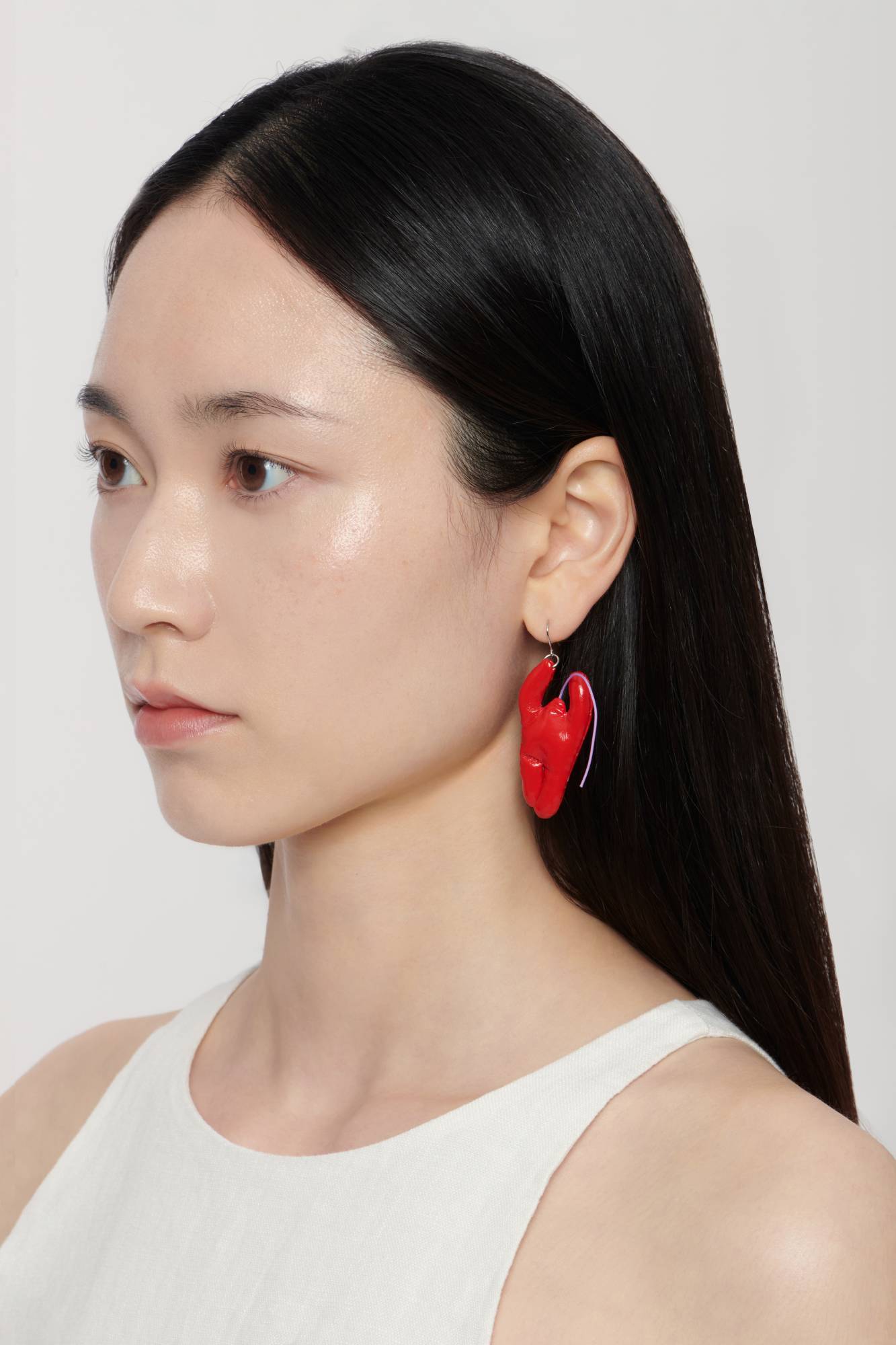 Amo Earring - red