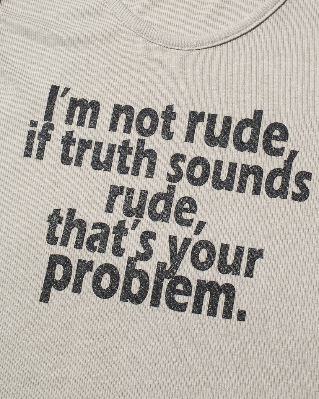 RUDE Sleeveless (GREY)