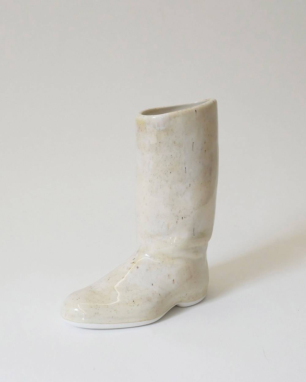 부츠화병 - 아이보리