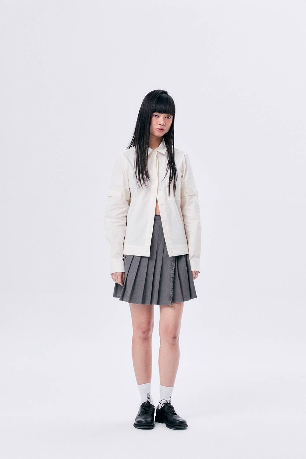 SHIRT JACKET / ECRU - HALOMINIUM  할로미늄 - CAVA LIFE