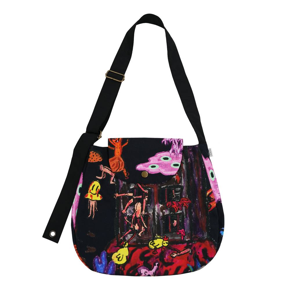 헬 프린팅 크로스백 - Whimsy Mind 윔지마인드 - CAVA LIFE