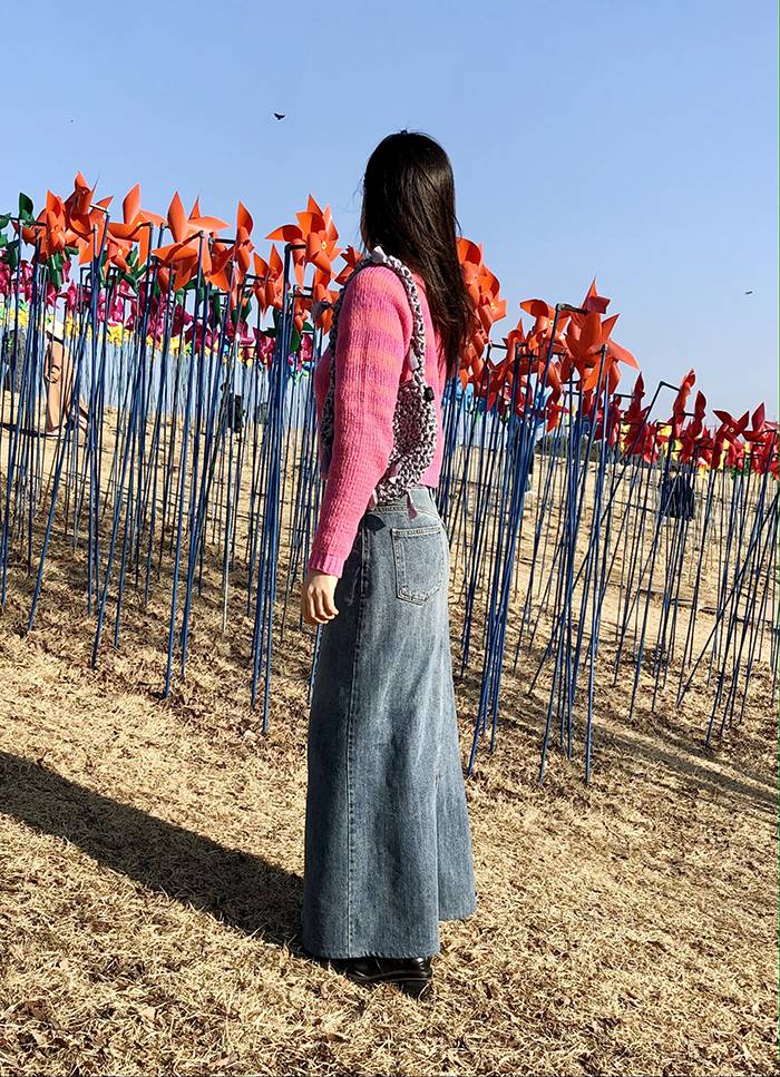 Butterfly Bag / 버터플라이 숄더백- Dark Silver - saltybutterhandworks 솔티버터핸드웍스 - CAVA LIFE