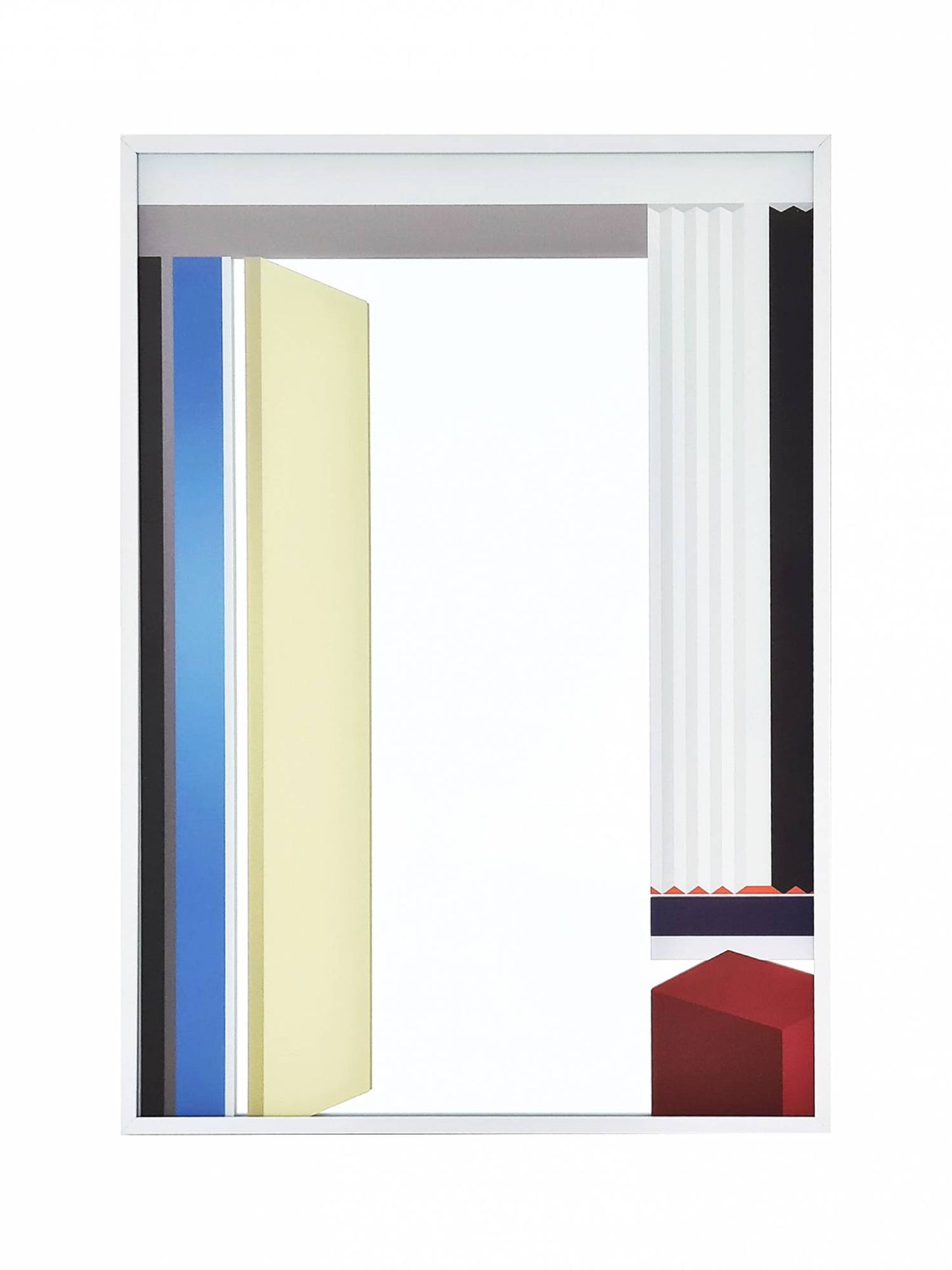 직선의 문 포스터 거울_A3