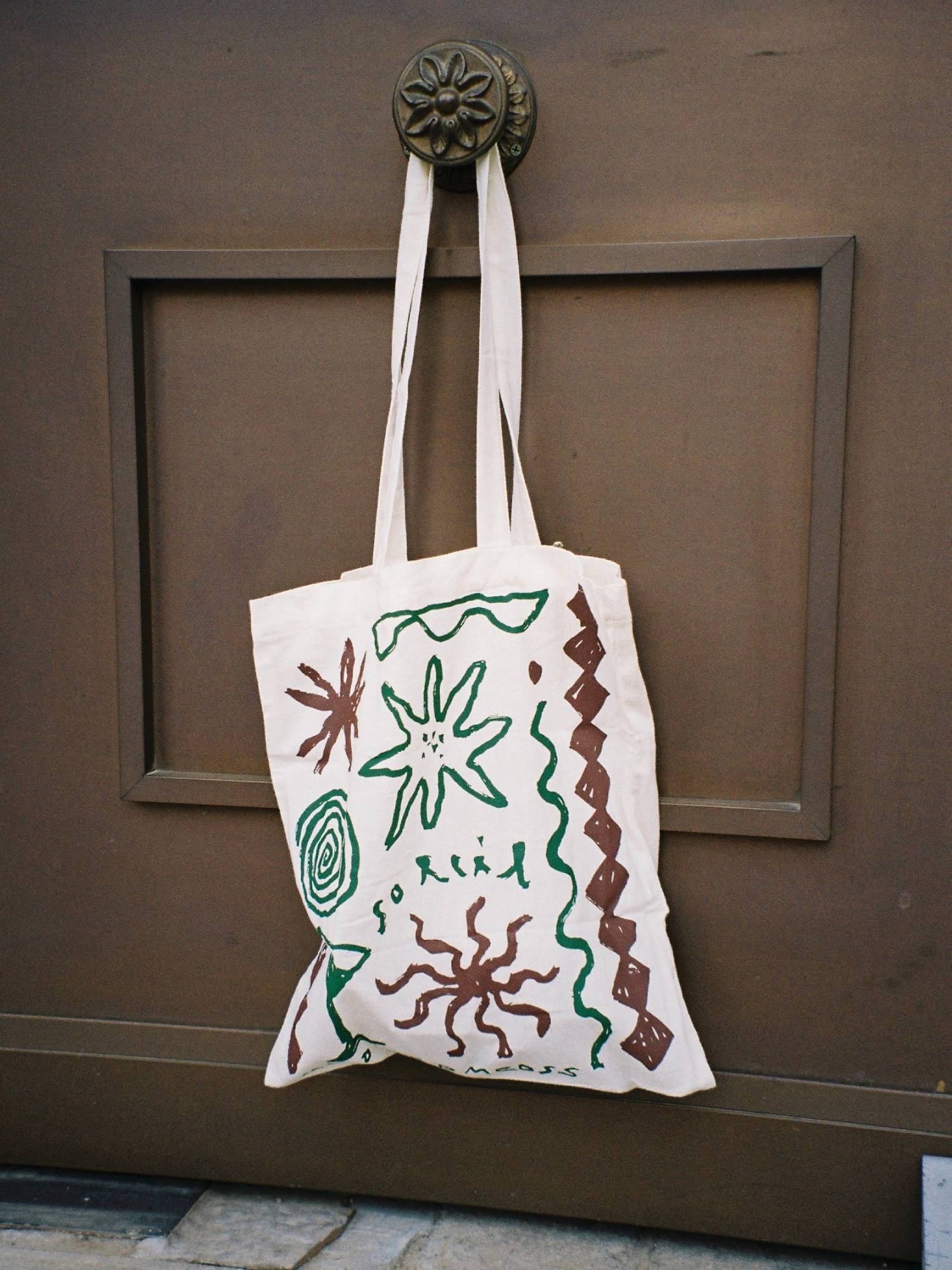 Dual Drawing Tote Bag 듀얼 드로잉 토트백 - White