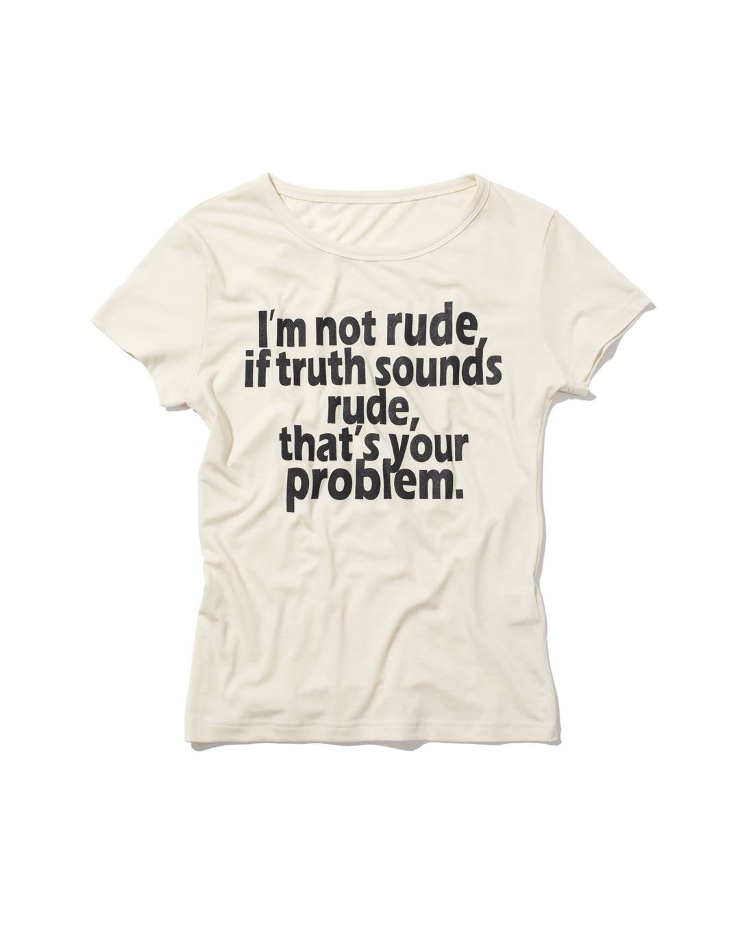 RUDE Half Sleeve T-shirt (CREAM)