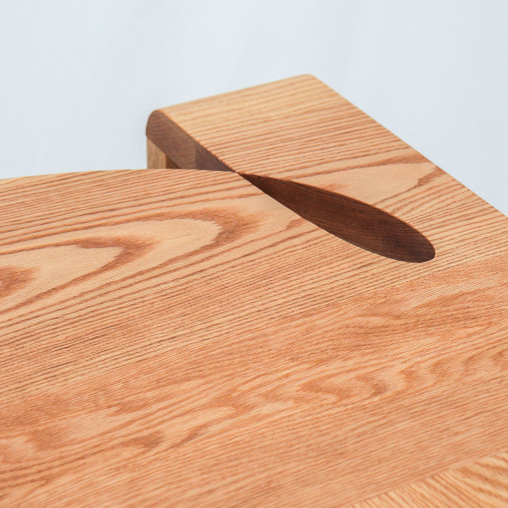 Curly Dining Table | Red Oak
