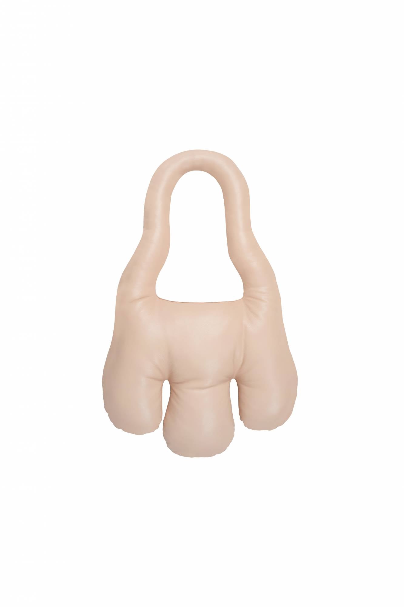 Hand Shoulder Bag (M) - peach