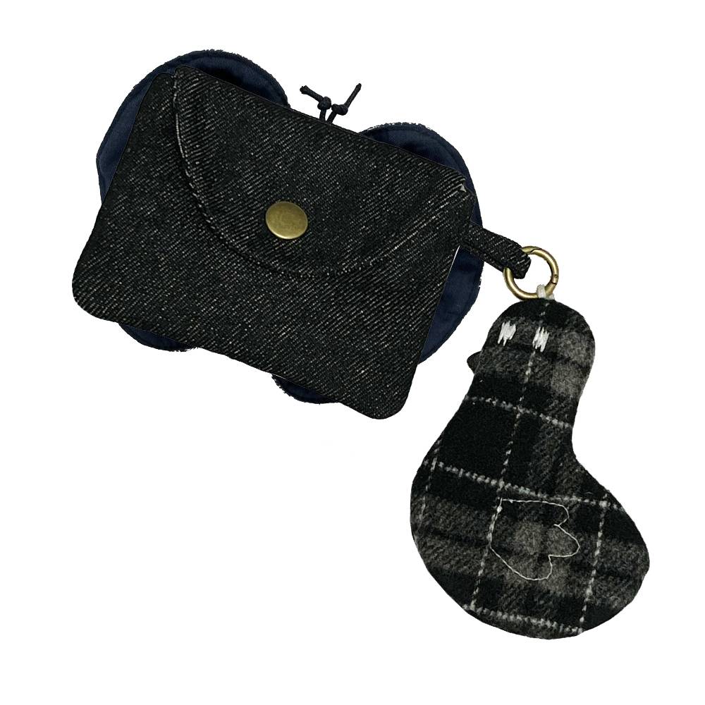 나비 랩 수집 데님 카드지갑 NBL002