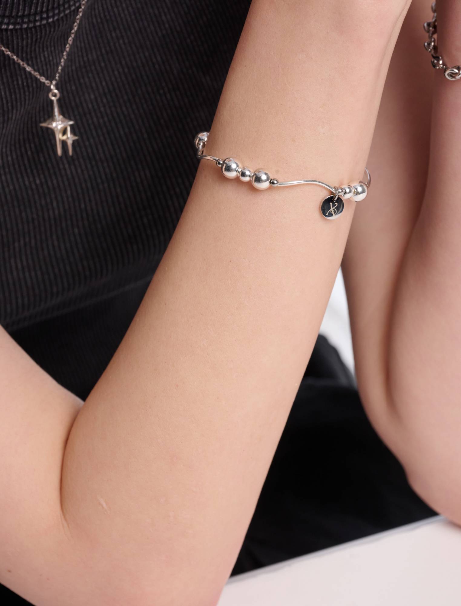 SILVER BALL BRACELET l SILVER - XANADU - CAVA LIFE