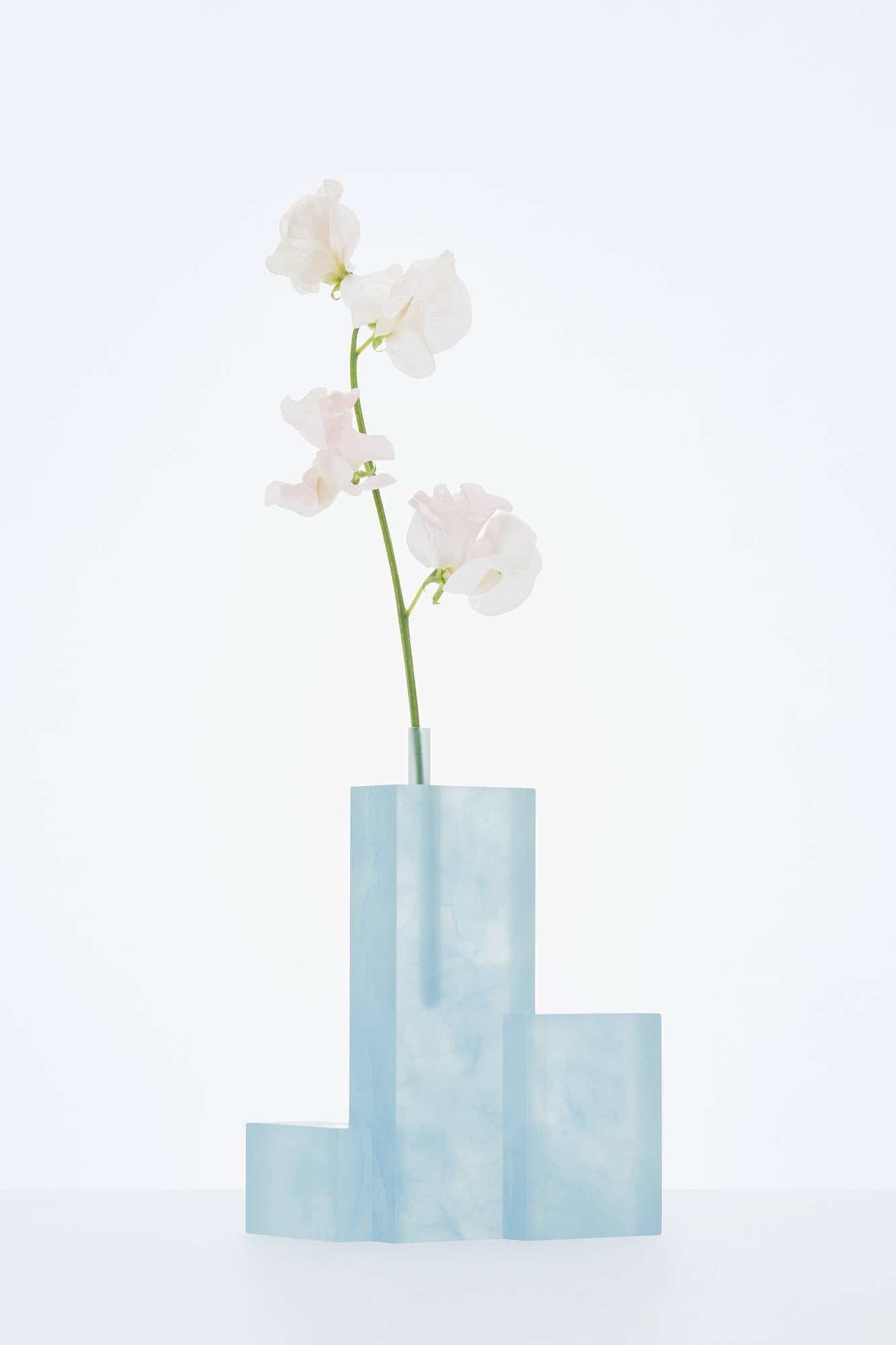 불투명한 무게 - 화병 3p, 블루 (Opaque Weight - Vase 3p, Blue)