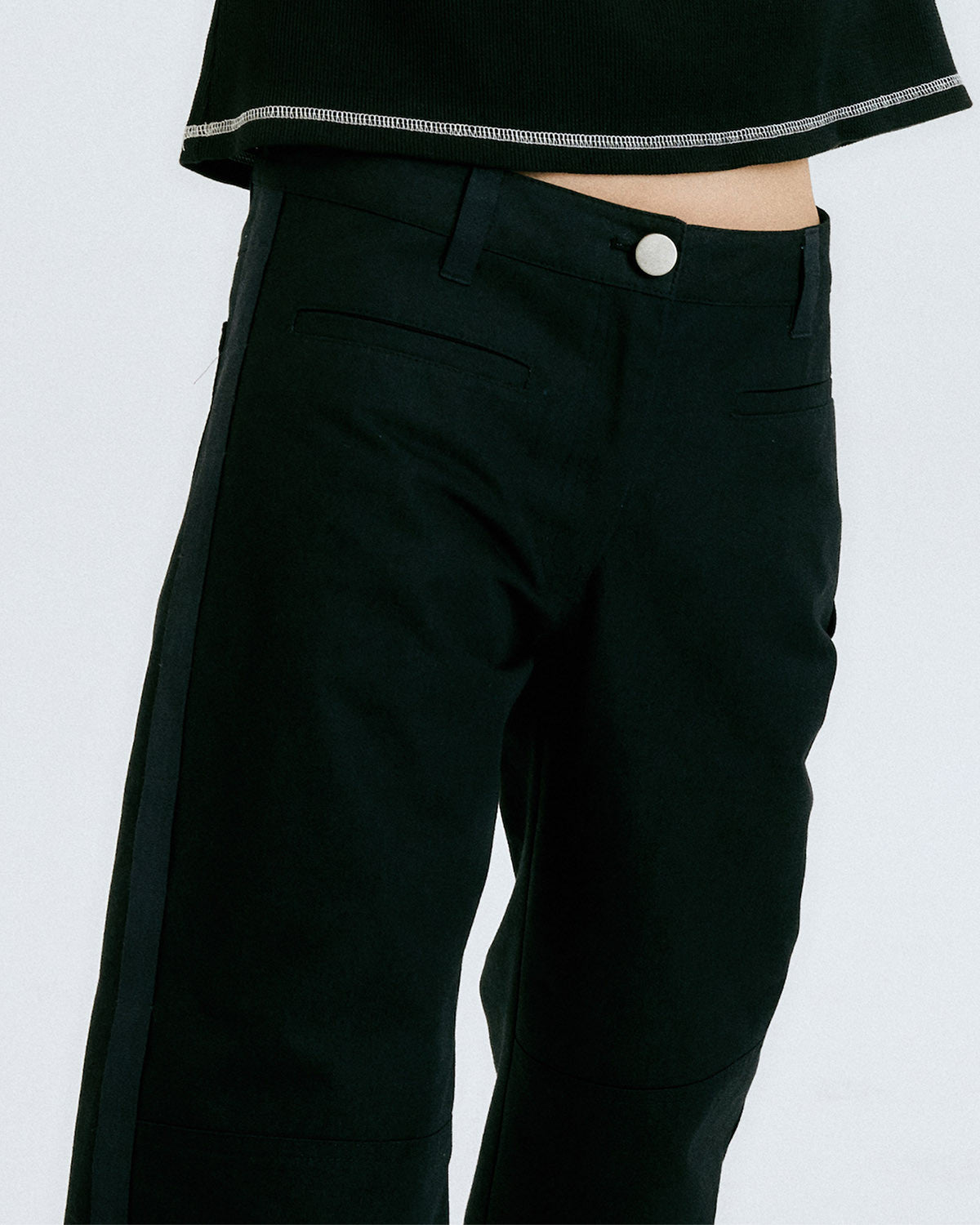 사이드 루프 팬츠 3 / 다크 네이비 - HALOMINIUM  할로미늄 - CAVA LIFE