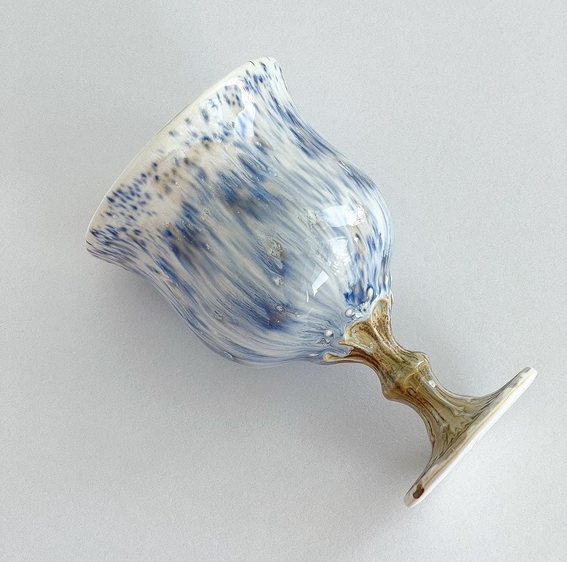 크리스탈블루 글라스 - Relié studio 릴리스튜디오 - CAVA LIFE