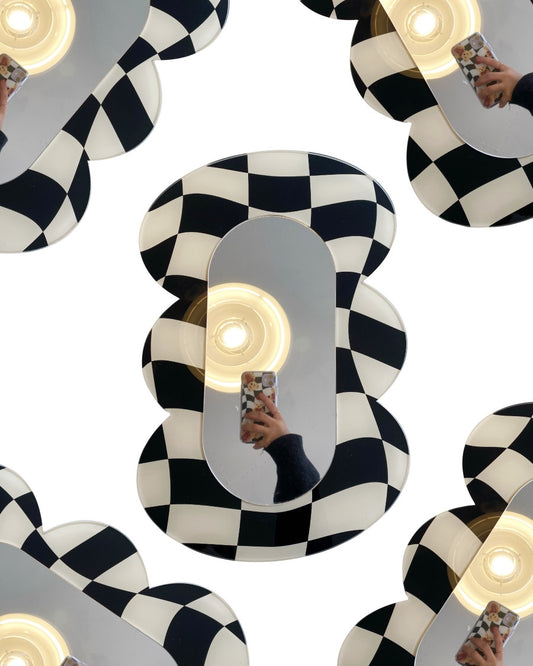 클라우드 미러 (아이보리&블랙) - you like what 유라이크왓 - CAVA LIFE