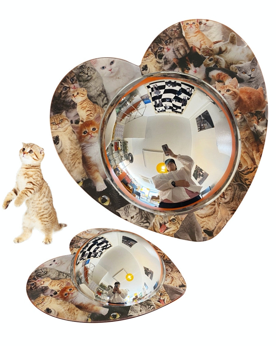 러브캣 아크릴 볼록거울 - you like what 유라이크왓 - CAVA LIFE