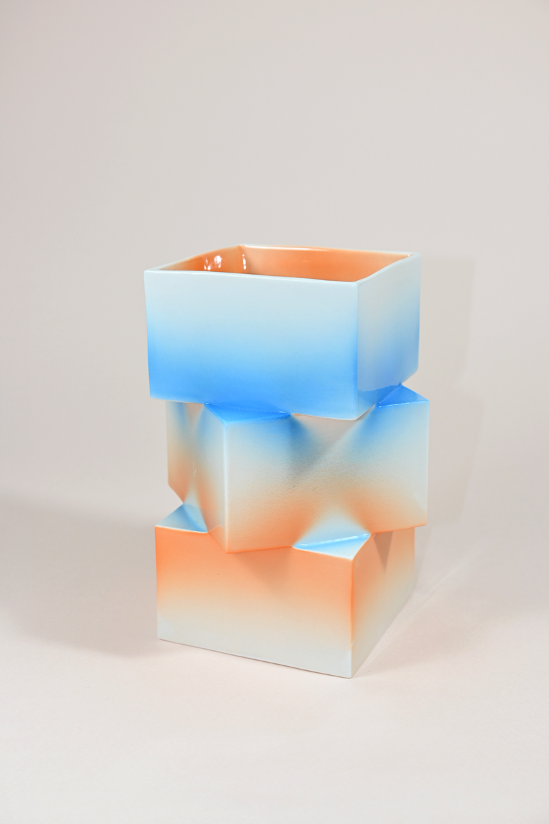 New Vase SSS Light Blue& Orange - Exactly what I want 이그젝틀리 왓 아이 원트 - CAVA LIFE