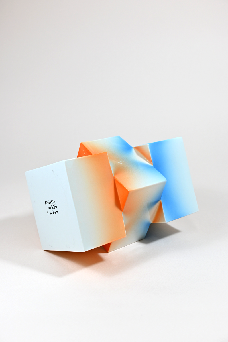 New Vase SSS Light Blue& Orange - Exactly what I want 이그젝틀리 왓 아이 원트 - CAVA LIFE