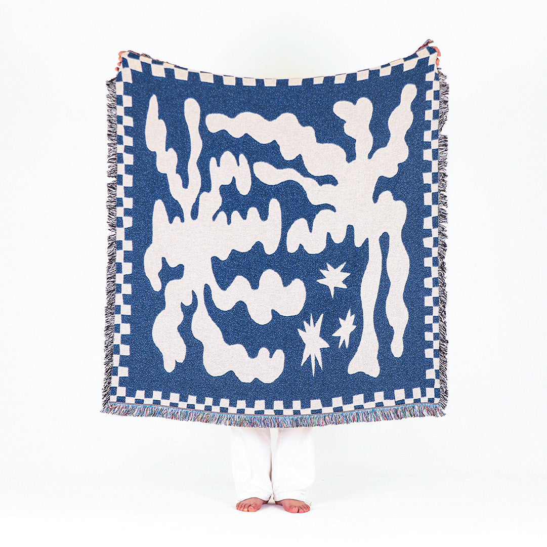 Drew’s Palm Blue/White - Marv Cho - CAVA LIFE