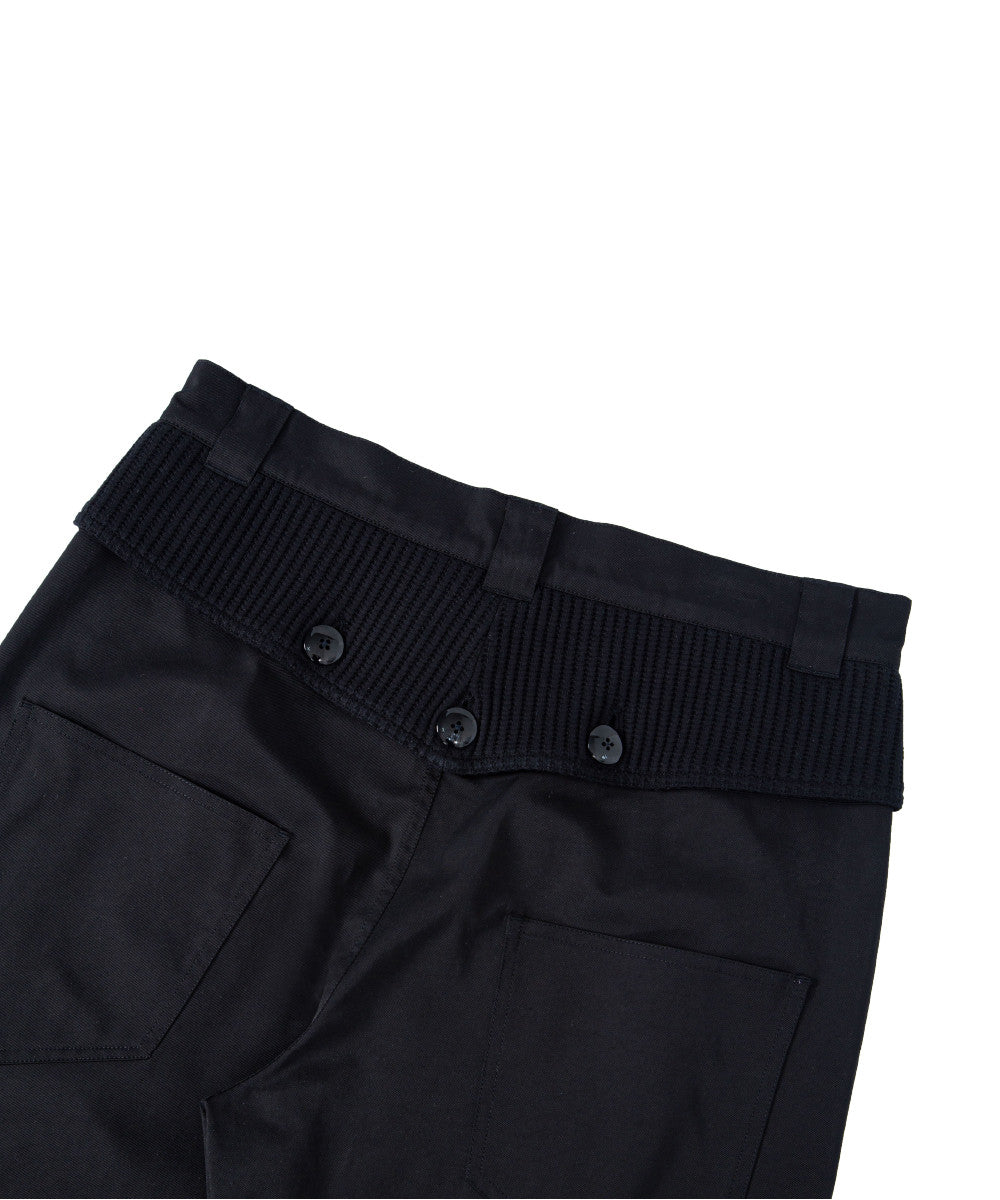 Dart pants (Black) - SCHAFT 셰프트 - CAVA LIFE