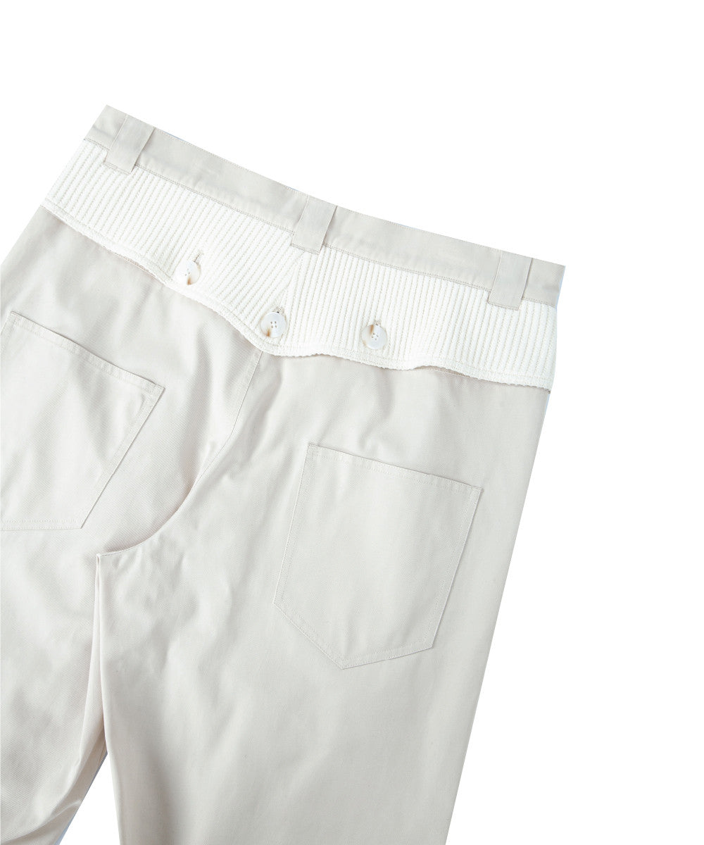 Dart pants (Ivory) - SCHAFT 셰프트 - CAVA LIFE