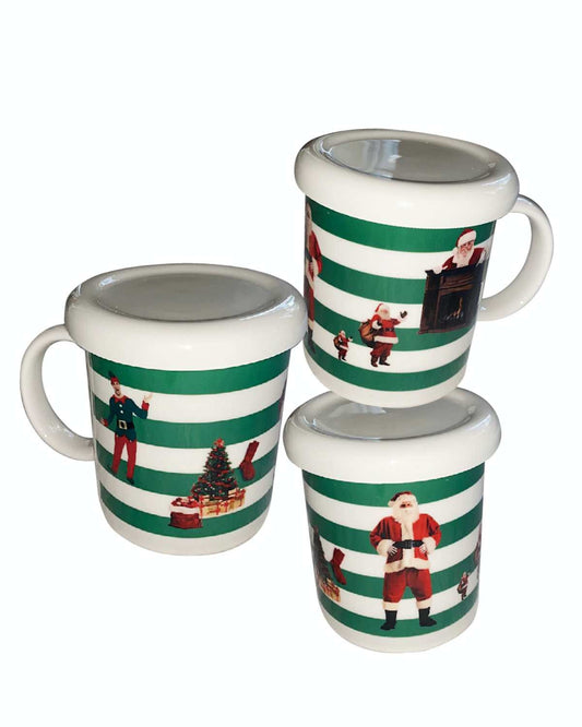 그린 스트라이프 x mas 머그 - you like what 유라이크왓 - CAVA LIFE